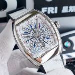 Clone Franck Muller Vanguard Yachting Automatic Watches Ss White Dial